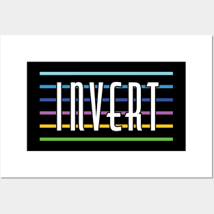 Inverted Rainbow Colors for Gay Invert Posters and Art